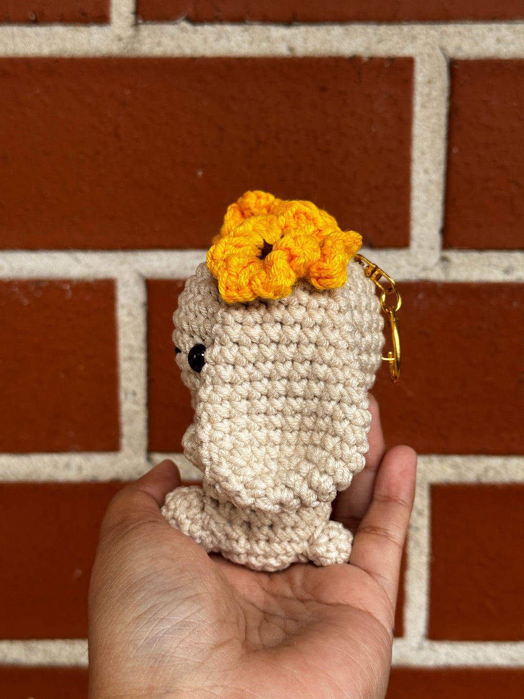 Bunny Keychain - Sunflower