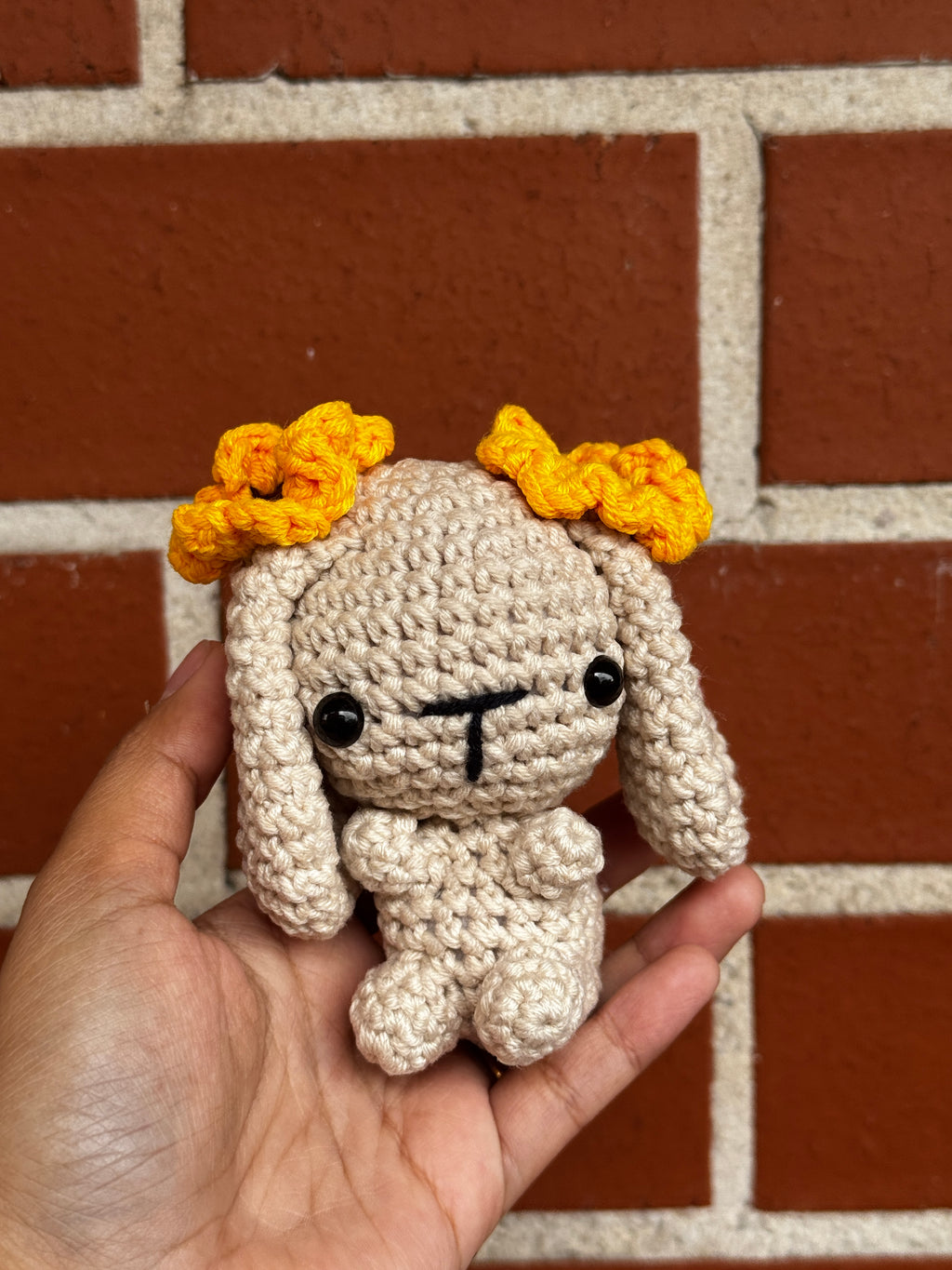 Bunny Keychain - Sunflower