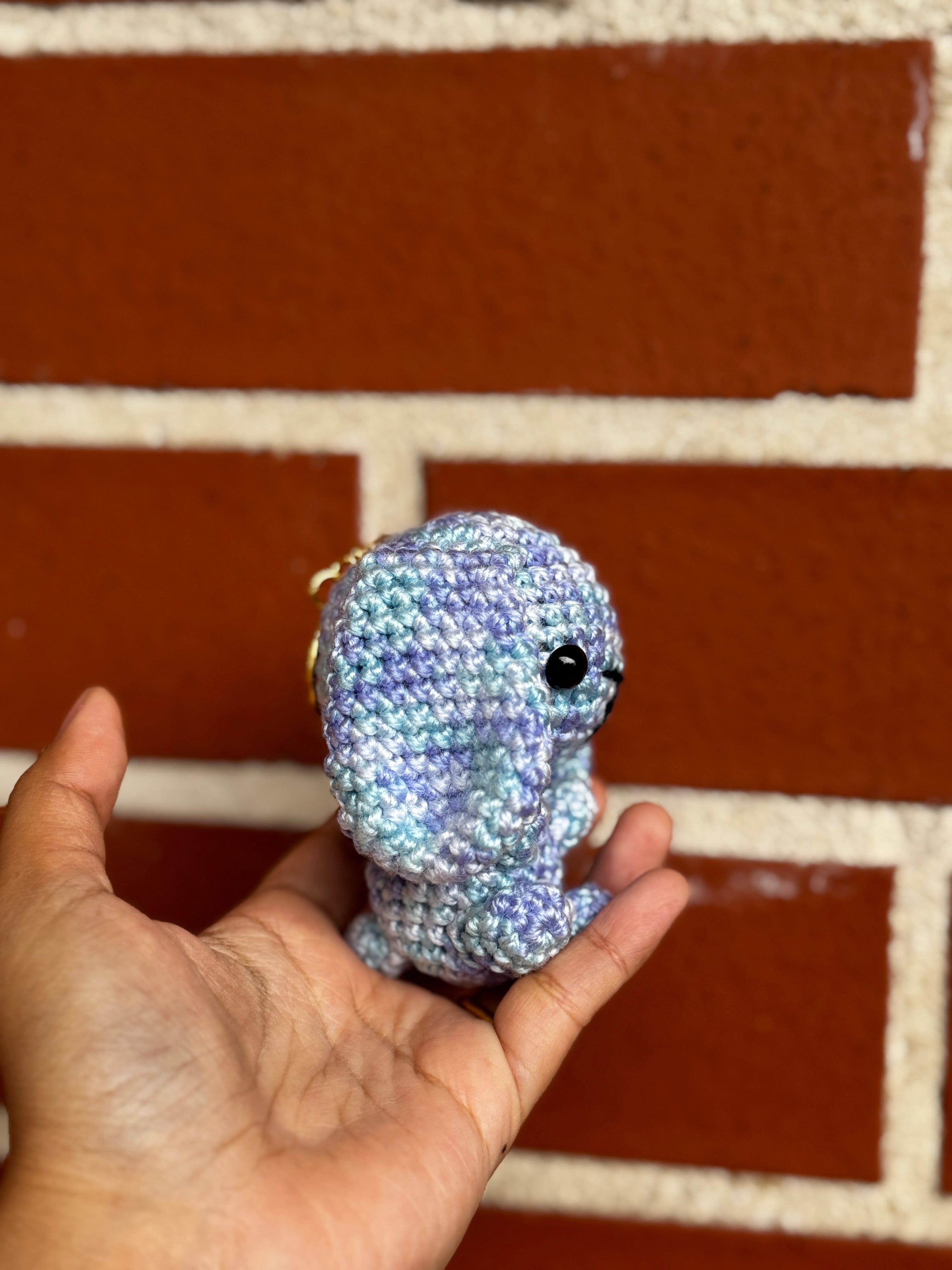 Bunny Keychain - Multi Sea Mist