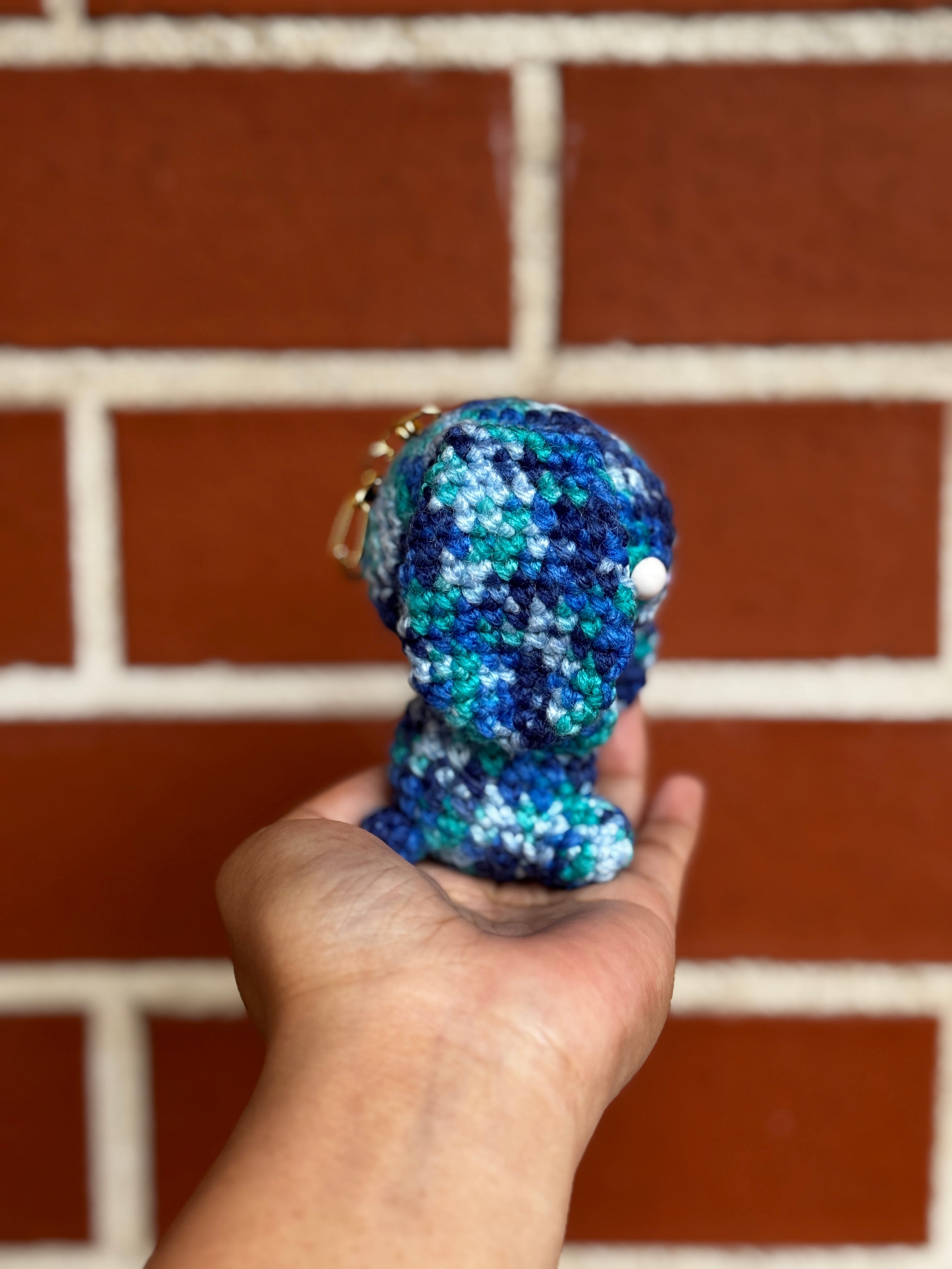 Bunny Keychain - Deep Ocean