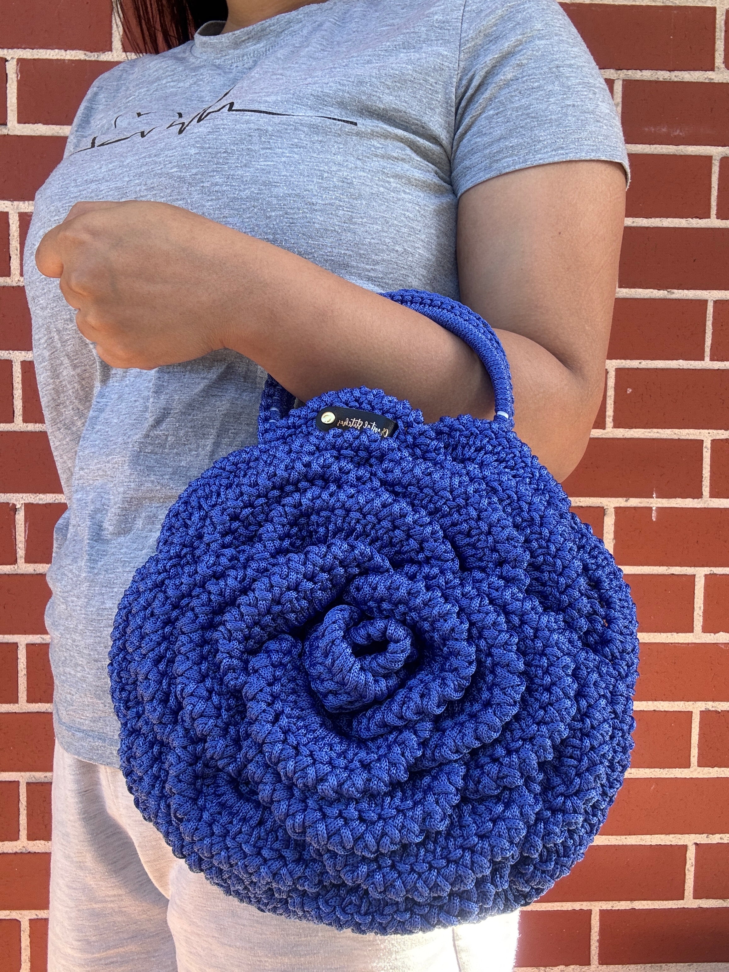 Mega Rose Bag - Royal Blue